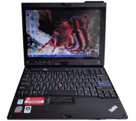  Ноутбук Lenovo ThinkPad X200 Tablet 12" 2GB RAM 160GB HDD № 1, фото 1 