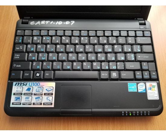  Ноутбук MSI Wind U100 10" 2GB RAM 160GB HDD, фото 2 