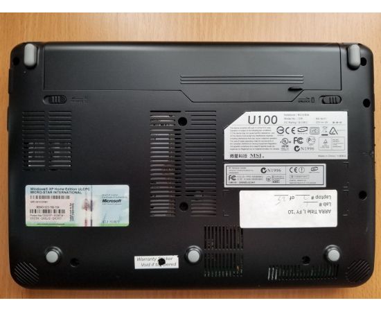  Ноутбук MSI Wind U100 10" 2GB RAM 160GB HDD, фото 8 