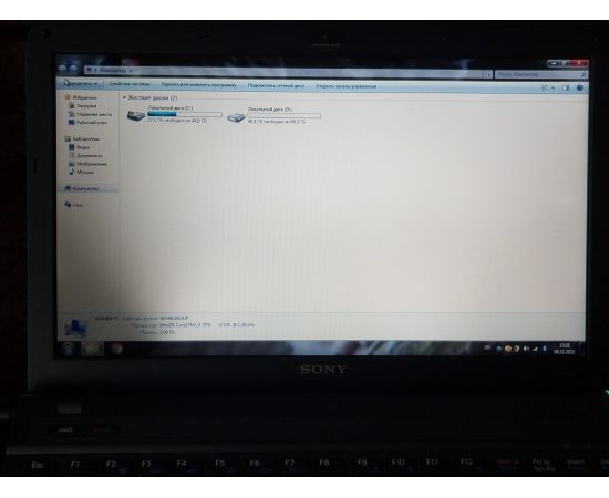  Ноутбук Sony VAIO PCG-51412L (VPCY21BGX) 13" 2GB RAM 200GB HDD, фото 2 