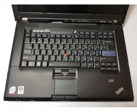  Ноутбук Lenovo ThinkPad T61P 15" NVIDIA 4GB RAM 250GB HDD, фото 2 