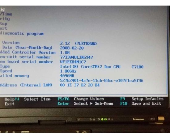  Ноутбук Lenovo ThinkPad R61 14" 4GB RAM 160GB HDD, фото 9 
