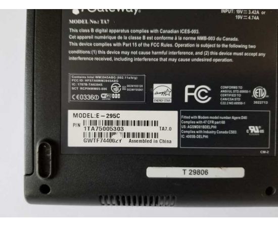  Ноутбуки Gateway E-295C 14" 4GB RAM 160GB HDD, фото 9 