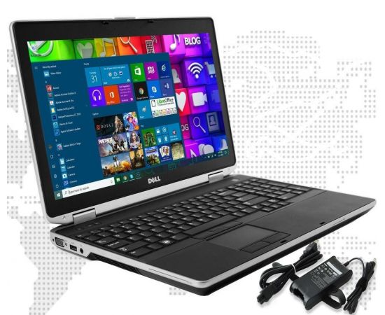  Ноутбук Dell Latitude E6520 15" i5 NVIDIA 8GB RAM 120GB SSD, фото 1 