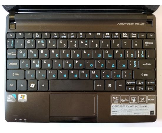  Ноутбук Acer Aspire One D270 10" 2GB RAM 80GB HDD, фото 2 