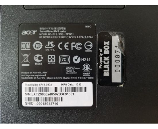  Ноутбук Acer TravelMate 5742 15" i5 4GB RAM 160GB HDD, фото 8 