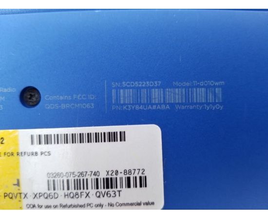  Ноутбук HP Stream Notebook PC 11-d010wm 11" 2GB RAM 32 GB SSD, фото 10 