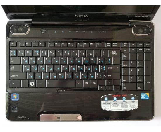  Ноутбук Toshiba Satellite A505 16" i3 4GB RAM 160GB HDD Harman/Kardon, фото 2 
