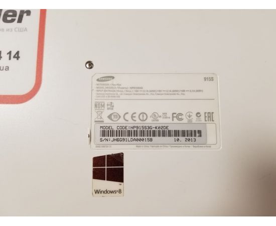  Ноутбук Samsung ATIV NP915S3G 13" AMD® A6 четыре ядра 4GB RAM 120GB SSD, фото 5 