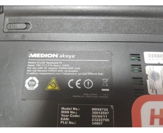  Ноутбук Medion Akoya E1228 10" 2GB RAM 250GB HDD, фото 7 