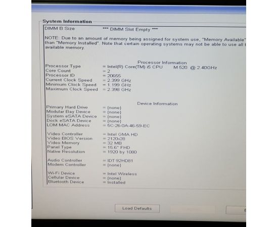  Ноутбук Dell Latitude E6510 15" HD+ i7 NVIDIA 8GB RAM 320GB HDD, фото 2 