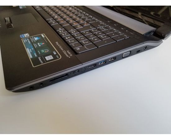  Ноутбук Asus N73SV 17" HD+ i7 восемь ядер NVIDIA 8GB RAM 120GB SSD + 500GB HDD, фото 3 