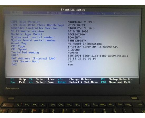  Ноутбук Lenovo ThinkPad X250 12" IPS i5 4GB RAM 500GB HDD, фото 2 