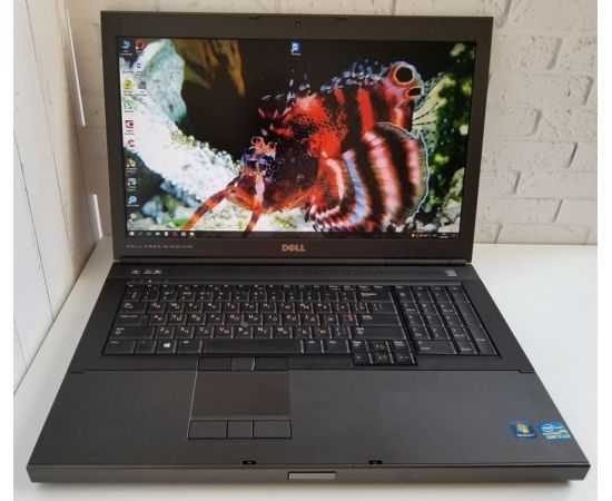 Ноутбук Dell Precision M6700 17" HD+ i7 AMD 16GB RAM 120GB SSD+500GB HDD WOT, фото 1 