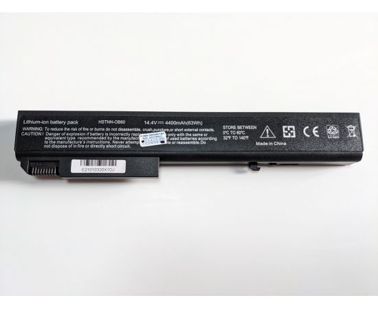  Батарея (аккумулятор) HP 8530, 8540, 8730, 8740, 6545 HSTNN-LB60 14.4V 4400 mAh (новая), фото 1 