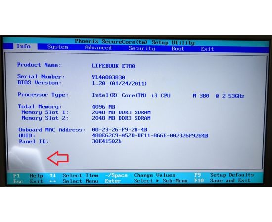  Ноутбук Fujitsu LifeBook E780 15" i3 4GB RAM 250GB HDD, фото 2 